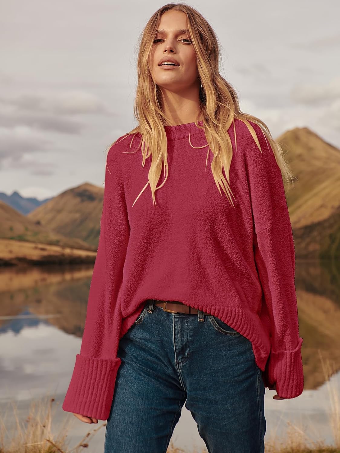 ANRABESS Women's Oversized Sweater