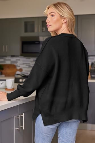 LILLUSORY Women's Oversized Batwing 2024 Sweaters
