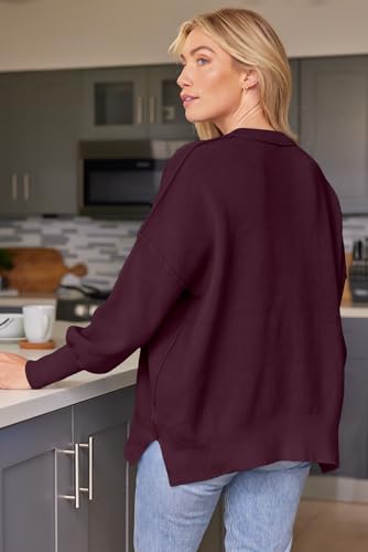 LILLUSORY Women's Oversized Batwing 2024 Sweaters