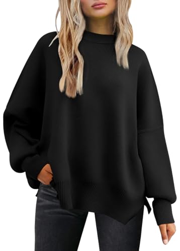 LILLUSORY Women's Oversized Batwing 2024 Sweaters