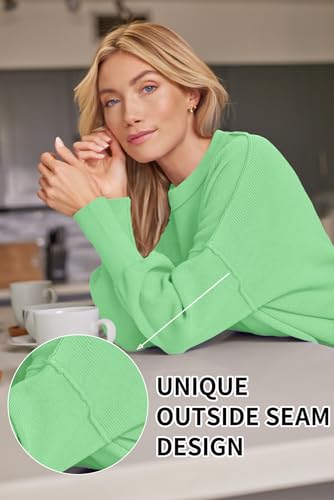 LILLUSORY Women's Oversized Batwing 2024 Sweaters