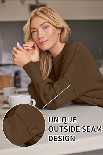 LILLUSORY Women's Oversized Batwing 2024 Sweaters
