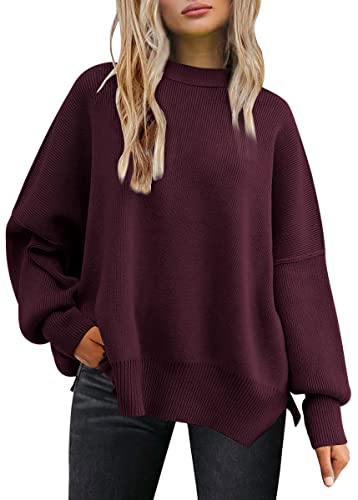 LILLUSORY Women's Oversized Batwing 2024 Sweaters