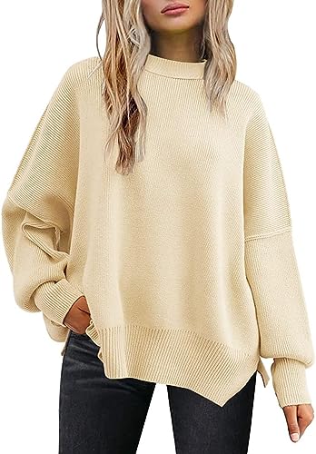 LILLUSORY Women's Oversized Batwing 2024 Sweaters
