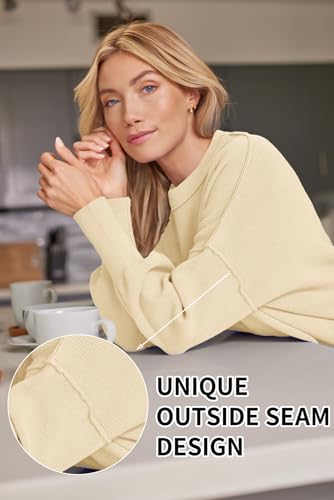 LILLUSORY Women's Oversized Batwing 2024 Sweaters