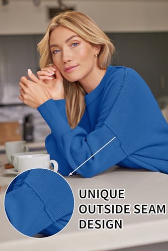 LILLUSORY Women's Oversized Batwing 2024 Sweaters