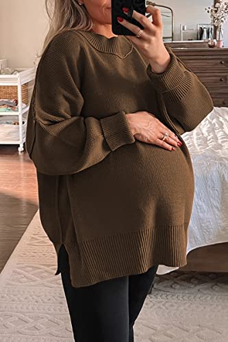 LILLUSORY Women's Oversized Batwing 2024 Sweaters