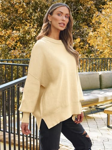 LILLUSORY Women's Oversized Batwing 2024 Sweaters