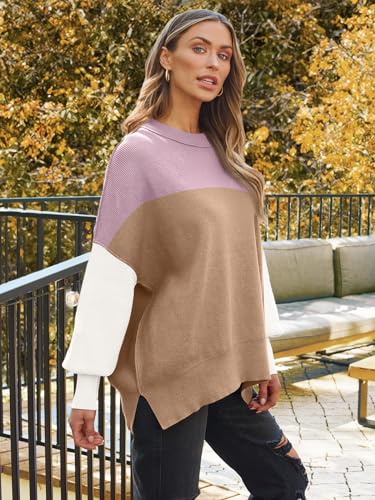 LILLUSORY Women's Oversized Batwing 2024 Sweaters