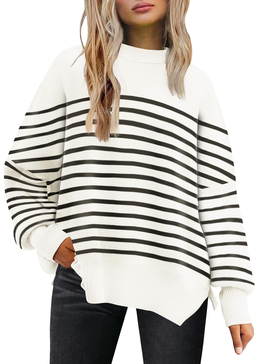 LILLUSORY Women's Oversized Batwing 2024 Sweaters