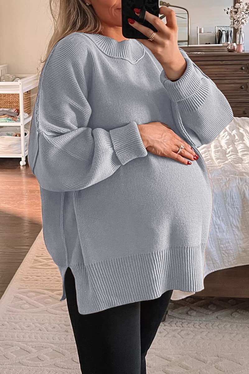 LILLUSORY Women's Oversized Batwing 2024 Sweaters