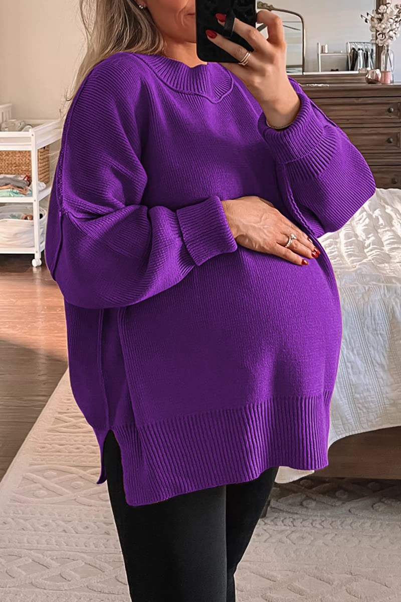 LILLUSORY Women's Oversized Batwing 2024 Sweaters