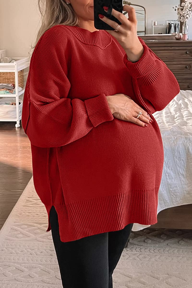 LILLUSORY Women's Oversized Batwing 2024 Sweaters