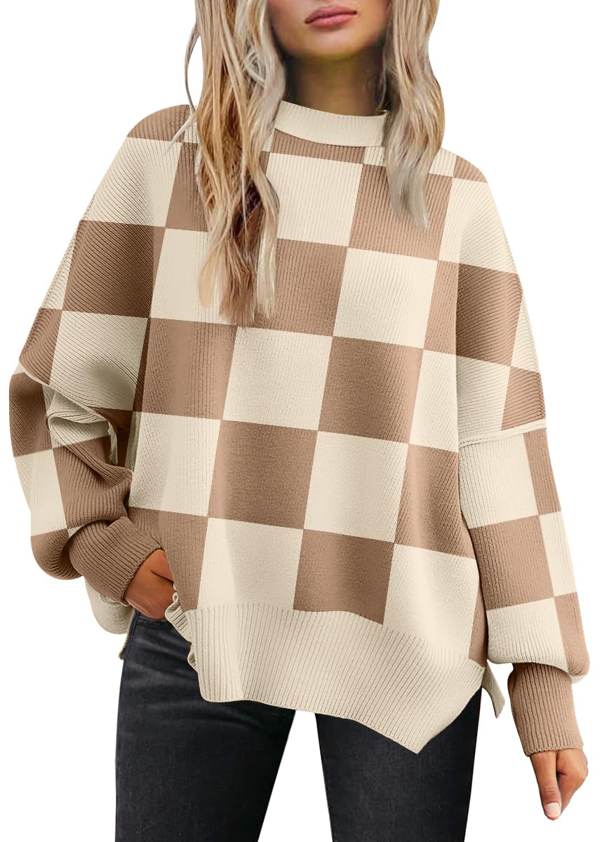 LILLUSORY Women's Oversized Batwing 2024 Sweaters