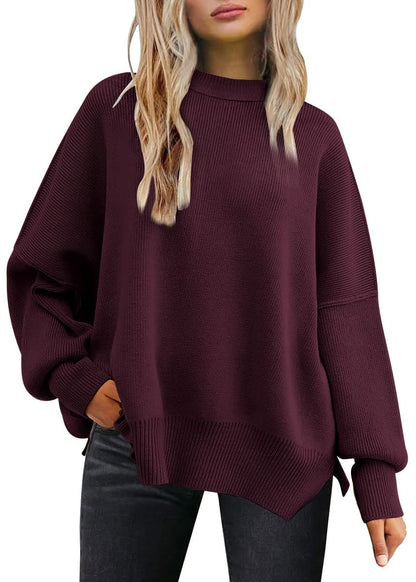 LILLUSORY Women's Oversized Batwing 2024 Sweaters