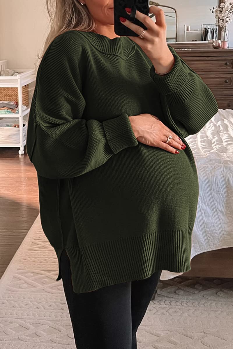 LILLUSORY Women's Oversized Batwing 2024 Sweaters