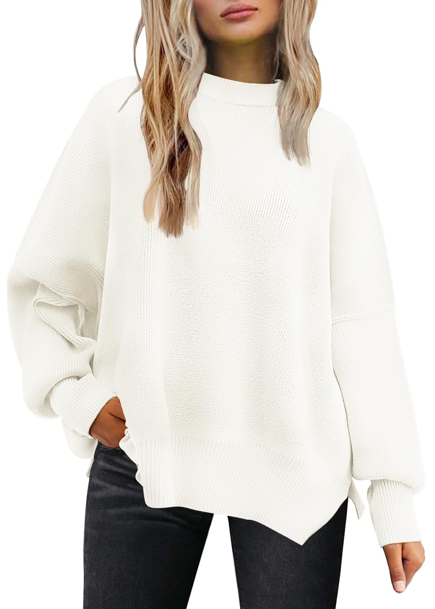 LILLUSORY Women's Oversized Batwing 2024 Sweaters