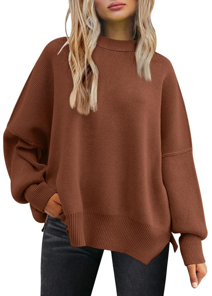 LILLUSORY Women's Oversized Batwing 2024 Sweaters