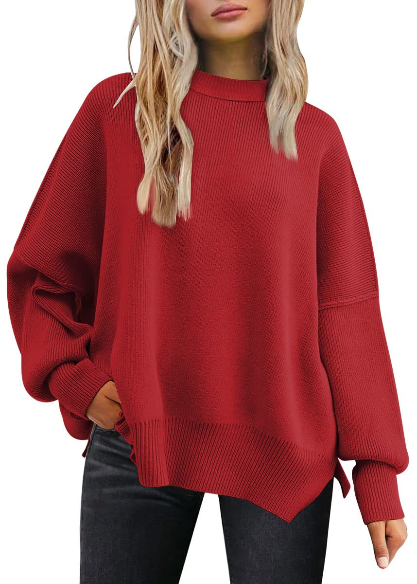 LILLUSORY Women's Oversized Batwing 2024 Sweaters