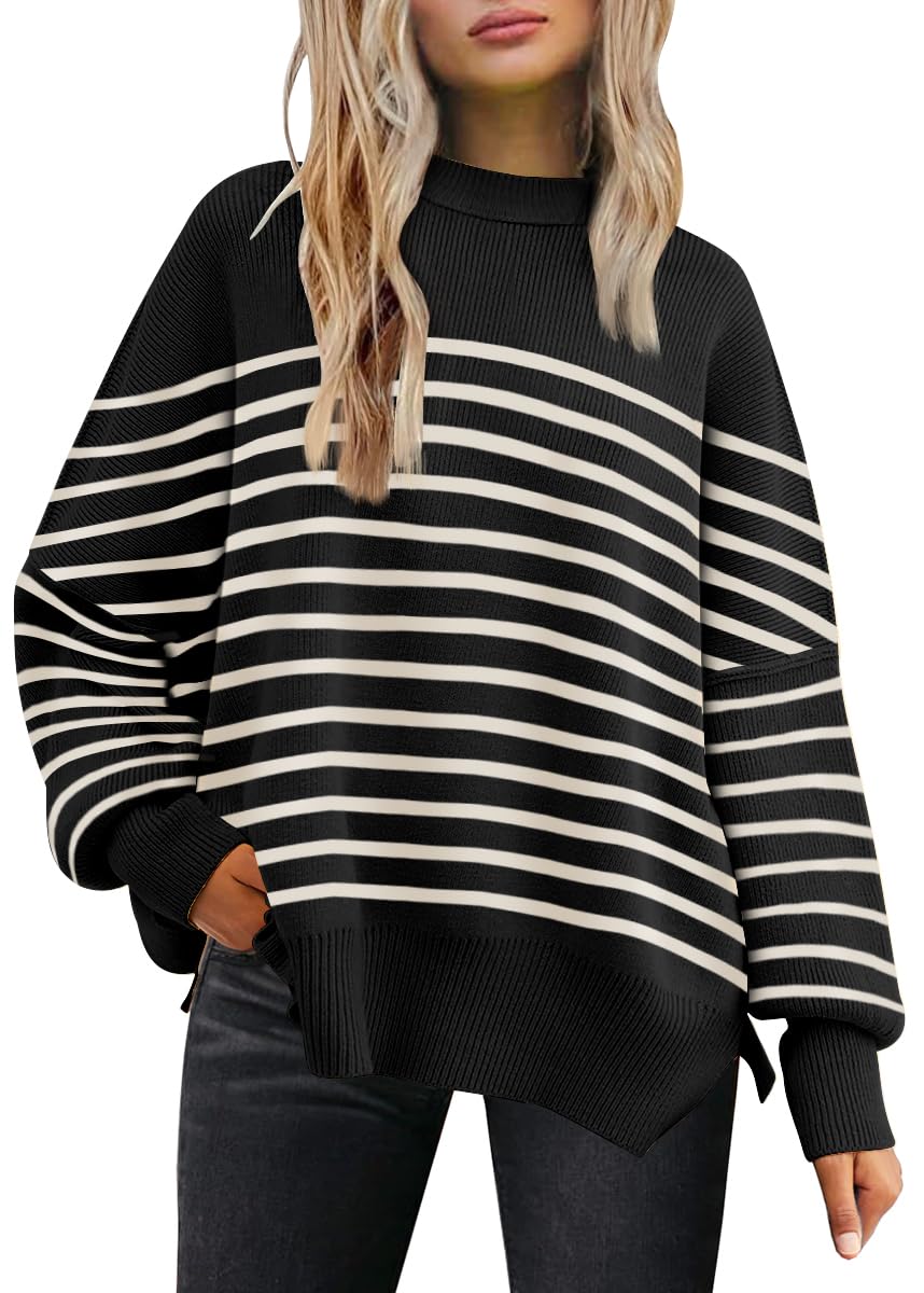 LILLUSORY Women's Oversized Batwing 2024 Sweaters