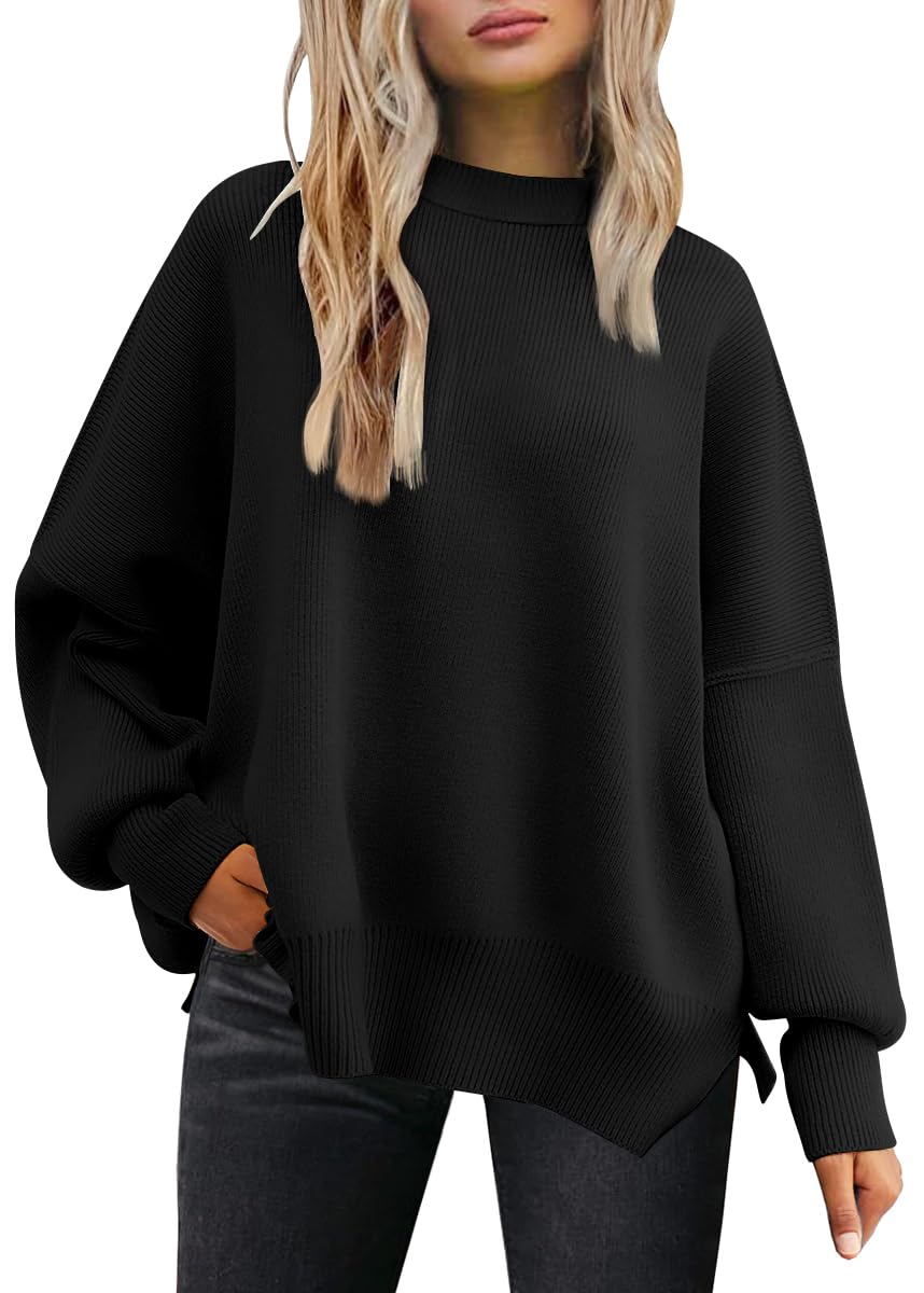 LILLUSORY Women's Oversized Batwing 2024 Sweaters