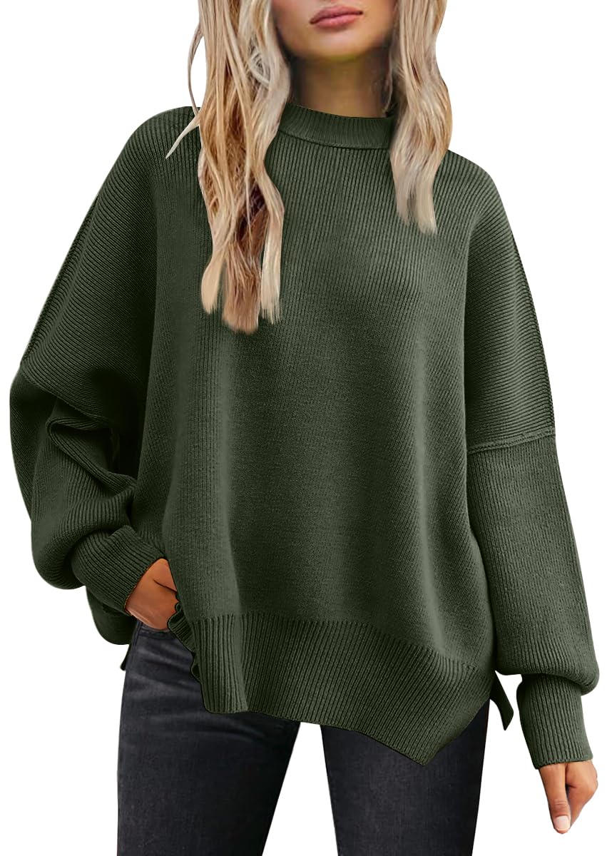 LILLUSORY Women's Oversized Batwing 2024 Sweaters