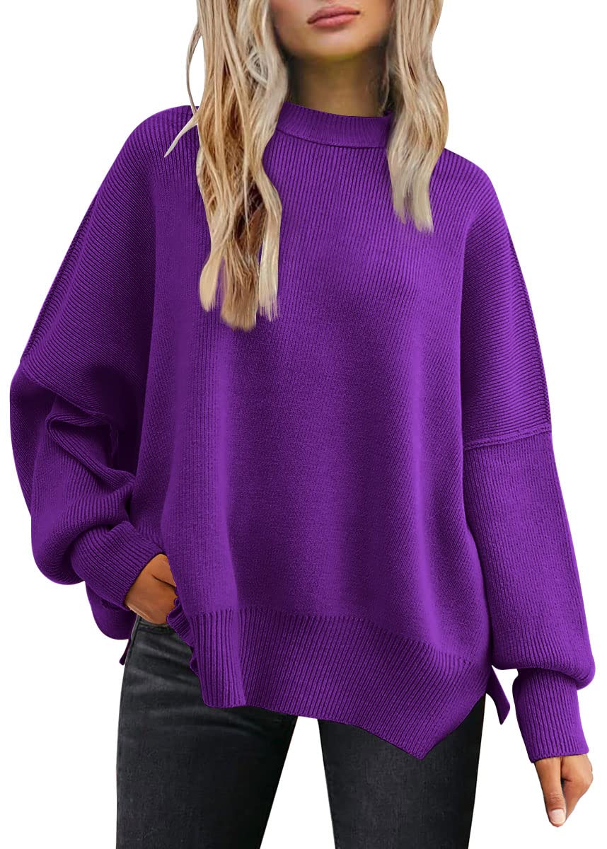 LILLUSORY Women's Oversized Batwing 2024 Sweaters