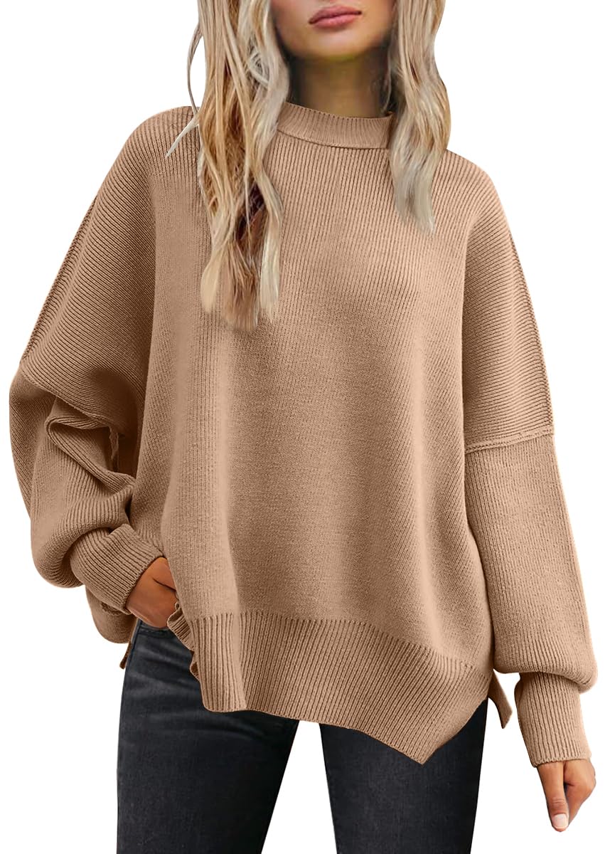 LILLUSORY Women's Oversized Batwing 2024 Sweaters