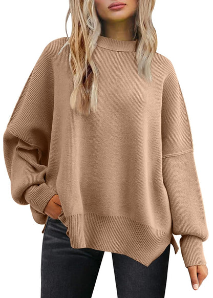 LILLUSORY Women's Oversized Batwing 2024 Sweaters