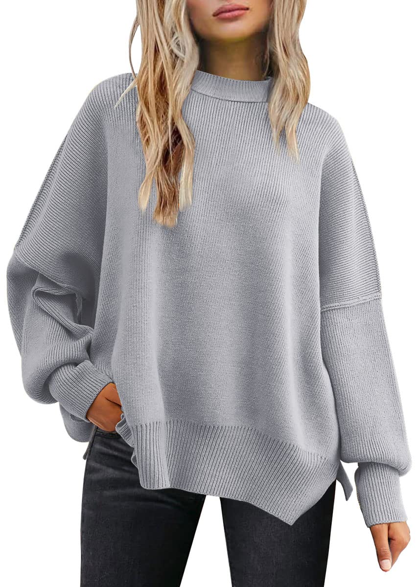 LILLUSORY Women's Oversized Batwing 2024 Sweaters