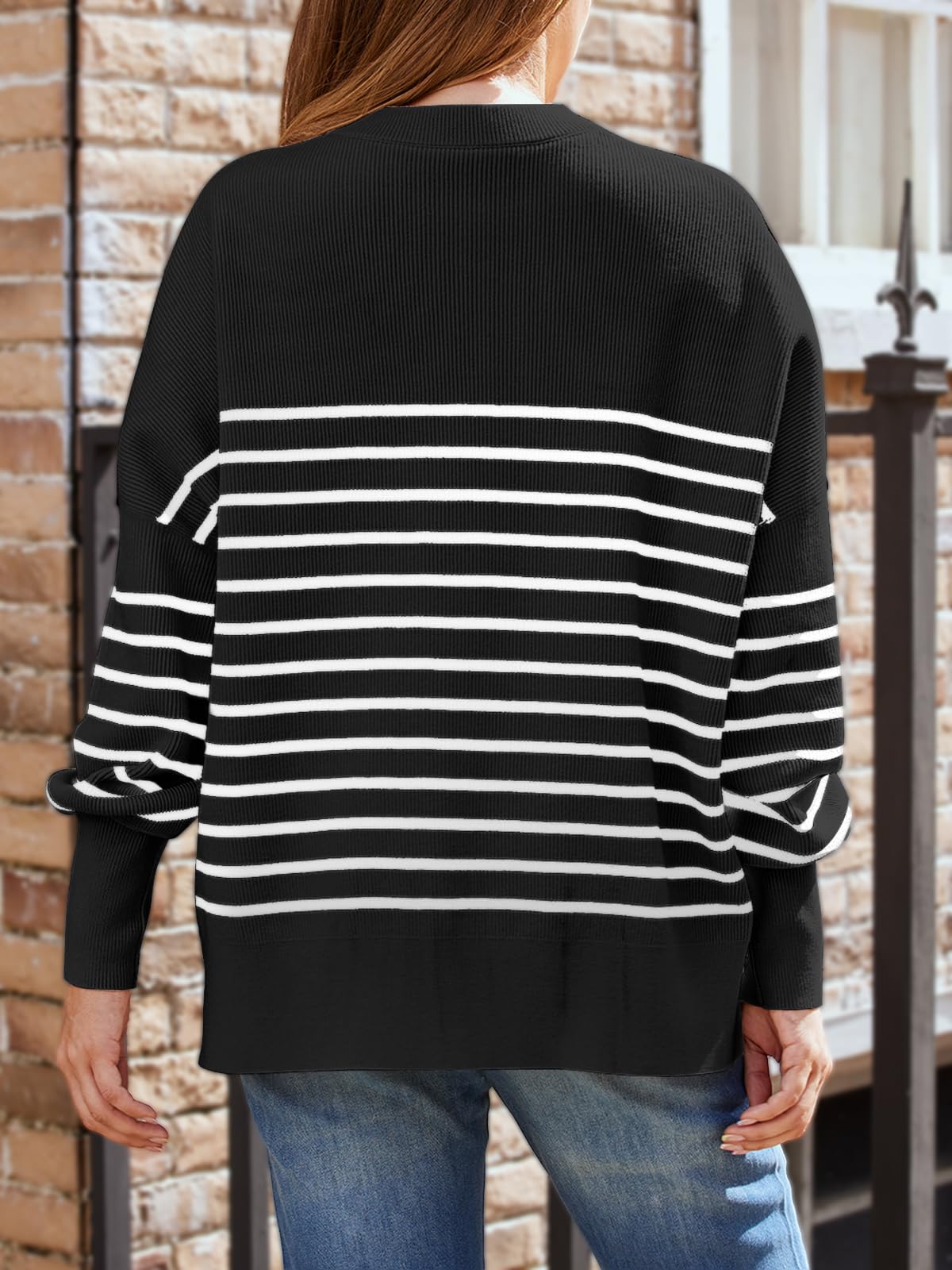 LILLUSORY Women's Oversized Batwing 2024 Sweaters