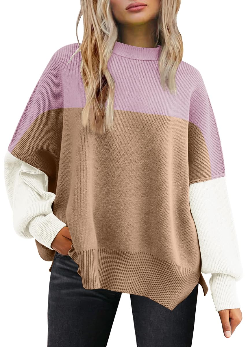 LILLUSORY Women's Oversized Batwing 2024 Sweaters