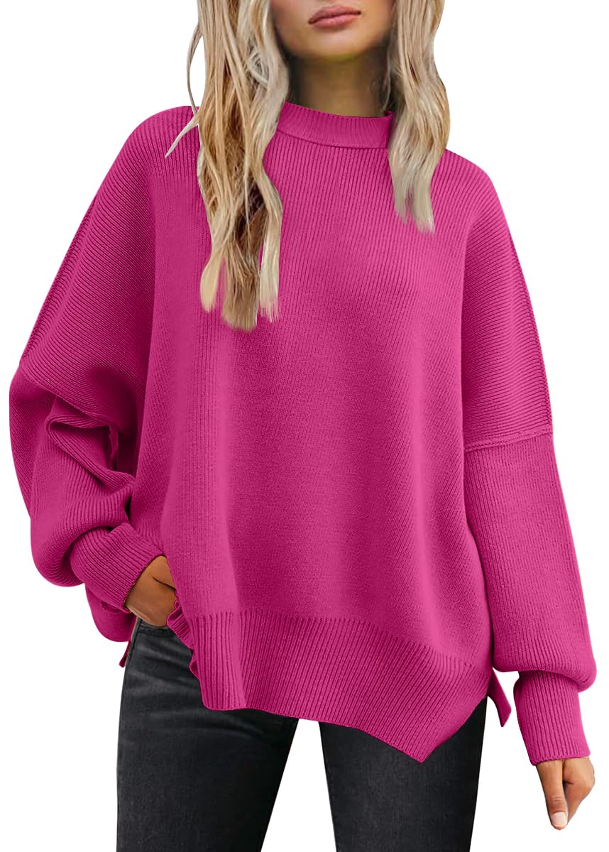 LILLUSORY Women's Oversized Batwing 2024 Sweaters