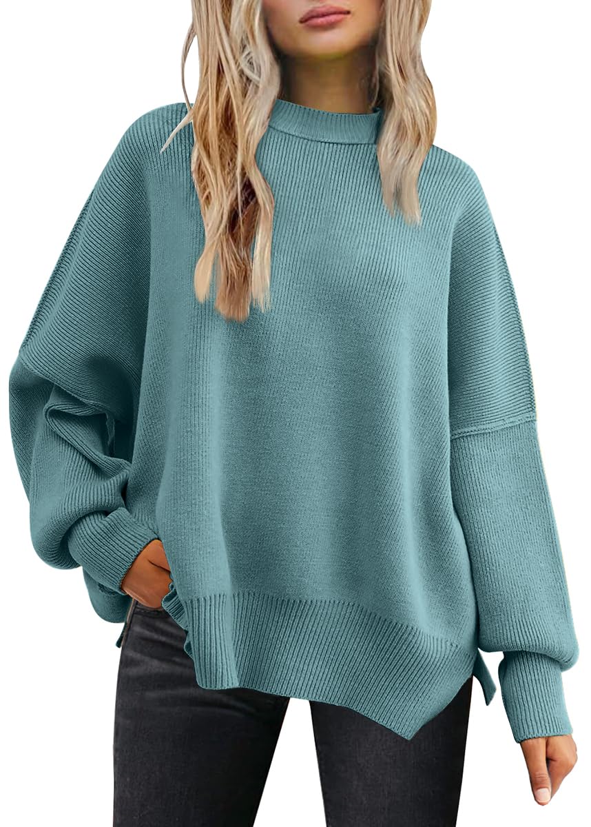 LILLUSORY Women's Oversized Batwing 2024 Sweaters
