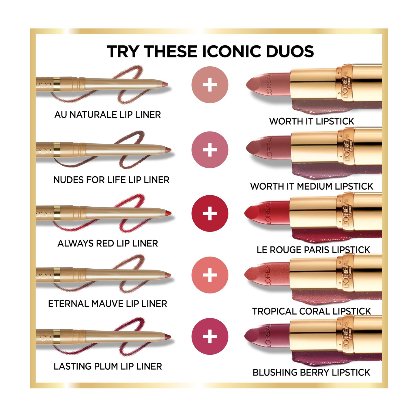 L’Oréal Paris Colour Riche Original Creamy, Hydrating Satin Lipstick