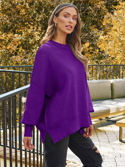 LILLUSORY Women's Oversized Batwing 2024 Sweaters