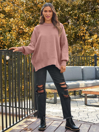 LILLUSORY Women's Oversized Batwing 2024 Sweaters