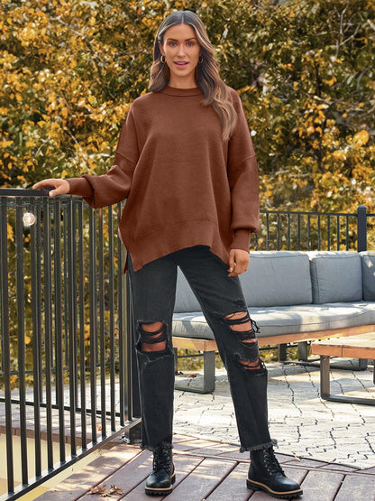 LILLUSORY Women's Oversized Batwing 2024 Sweaters