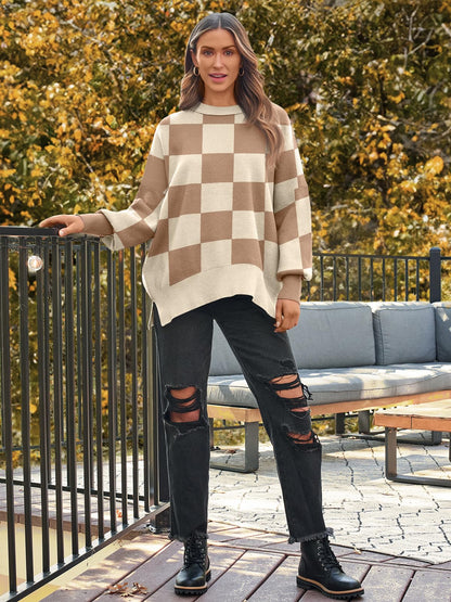 LILLUSORY Women's Oversized Batwing 2024 Sweaters