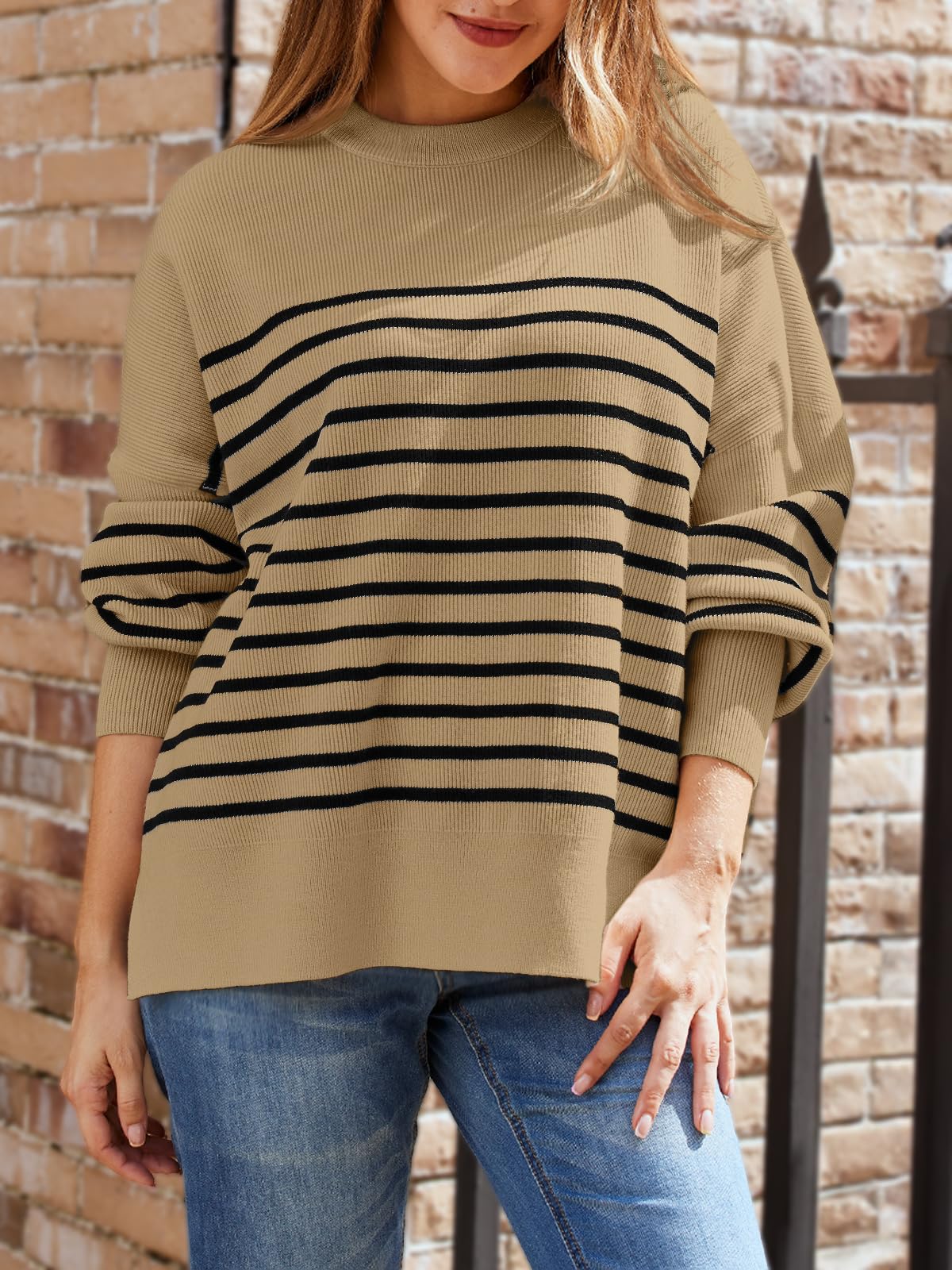 LILLUSORY Women's Oversized Batwing 2024 Sweaters