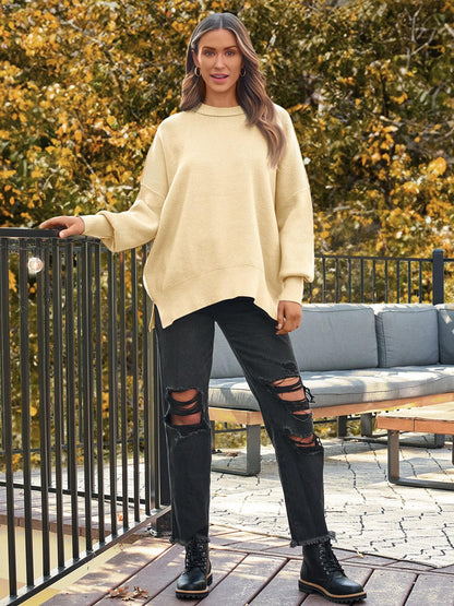 LILLUSORY Women's Oversized Batwing 2024 Sweaters