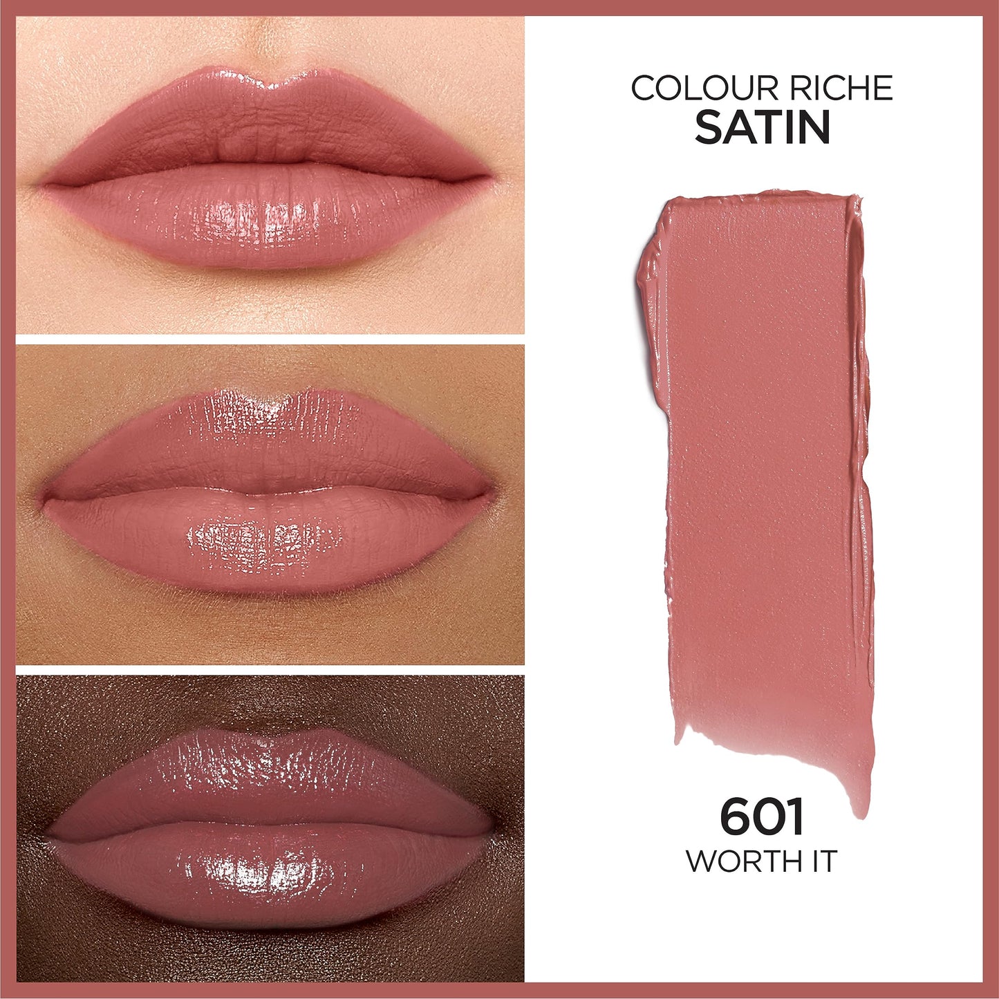 L’Oréal Paris Colour Riche Original Creamy, Hydrating Satin Lipstick