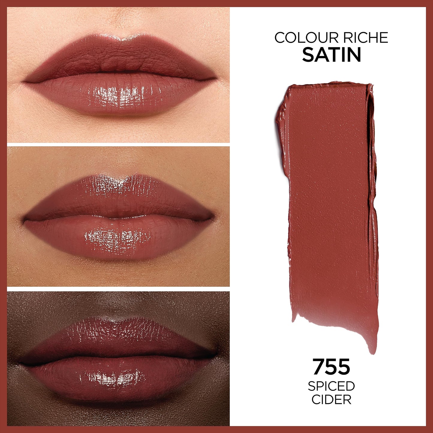 L’Oréal Paris Colour Riche Original Creamy, Hydrating Satin Lipstick