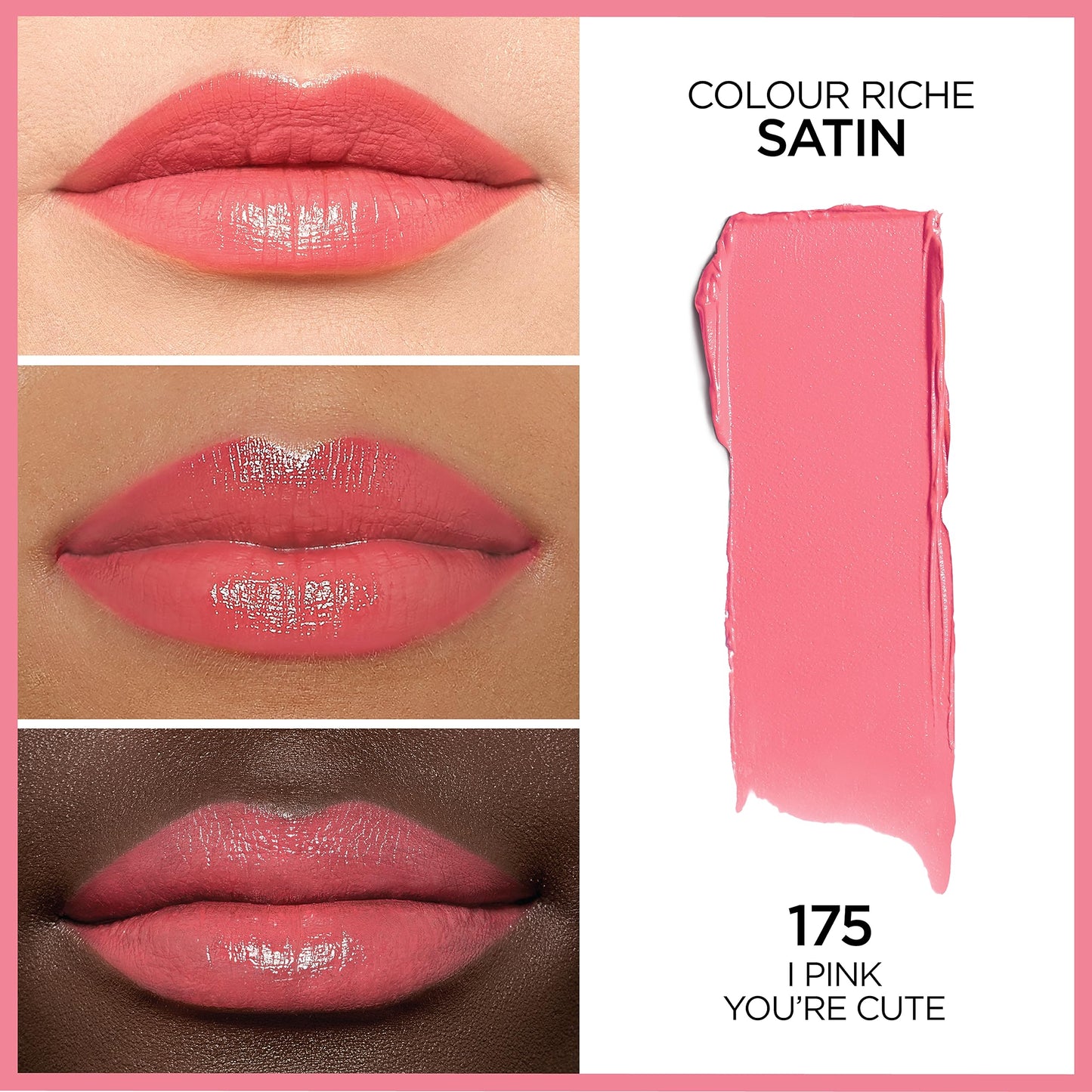 L’Oréal Paris Colour Riche Original Creamy, Hydrating Satin Lipstick