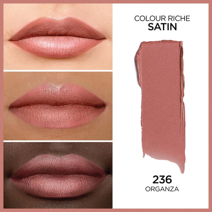 L’Oréal Paris Colour Riche Original Creamy, Hydrating Satin Lipstick