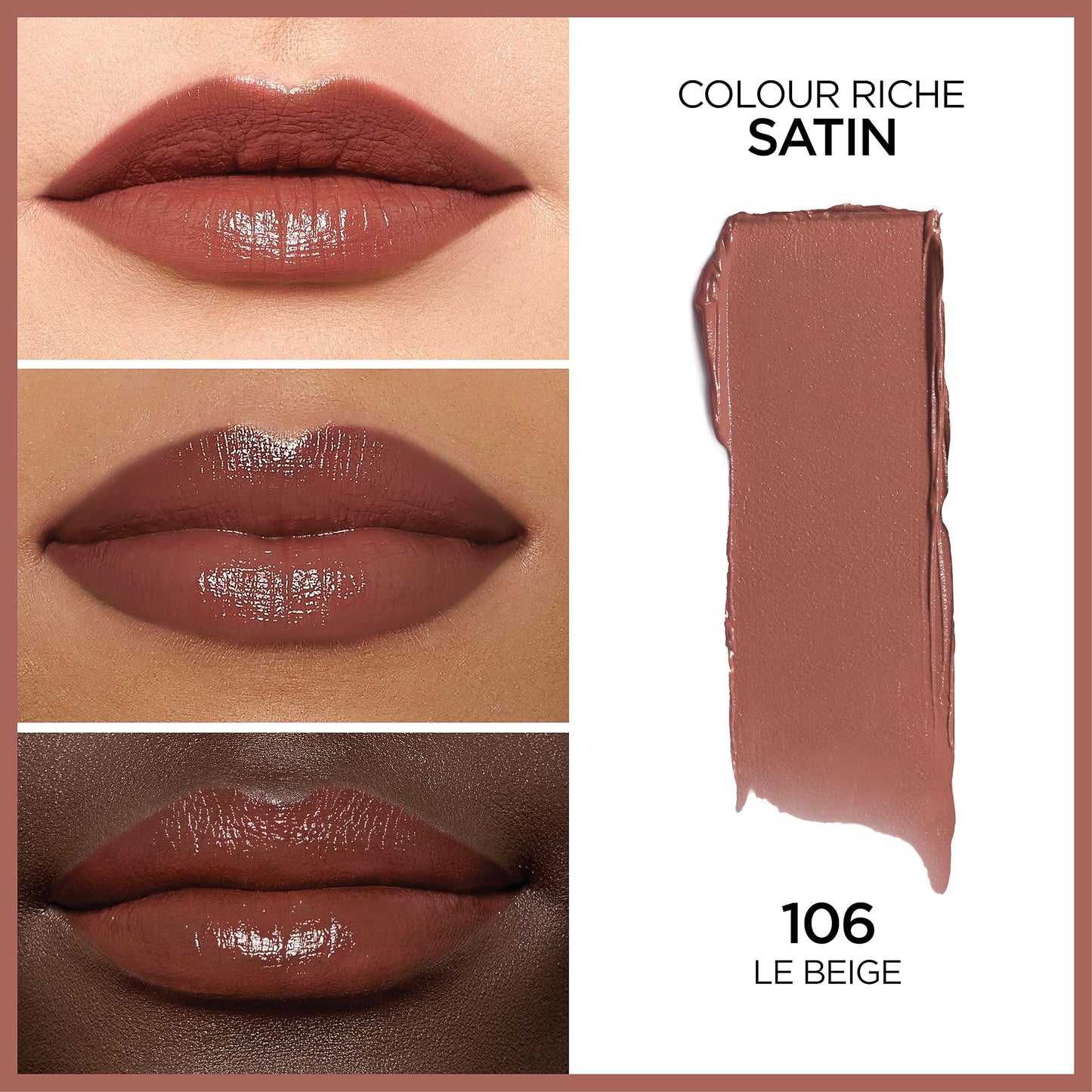 L’Oréal Paris Colour Riche Original Creamy, Hydrating Satin Lipstick
