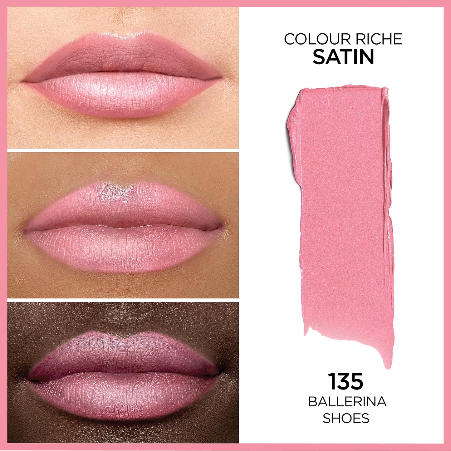 L’Oréal Paris Colour Riche Original Creamy, Hydrating Satin Lipstick