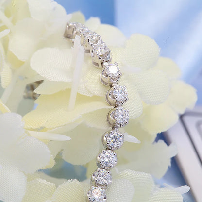 REAL GOLD MOISSANITE DIAMOND WOMEN BRACELETS