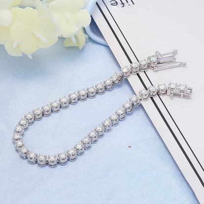 REAL GOLD MOISSANITE DIAMOND WOMEN BRACELETS