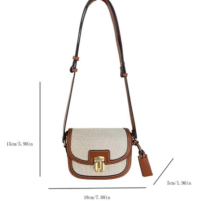 METAL DECOR SADDLE BAG